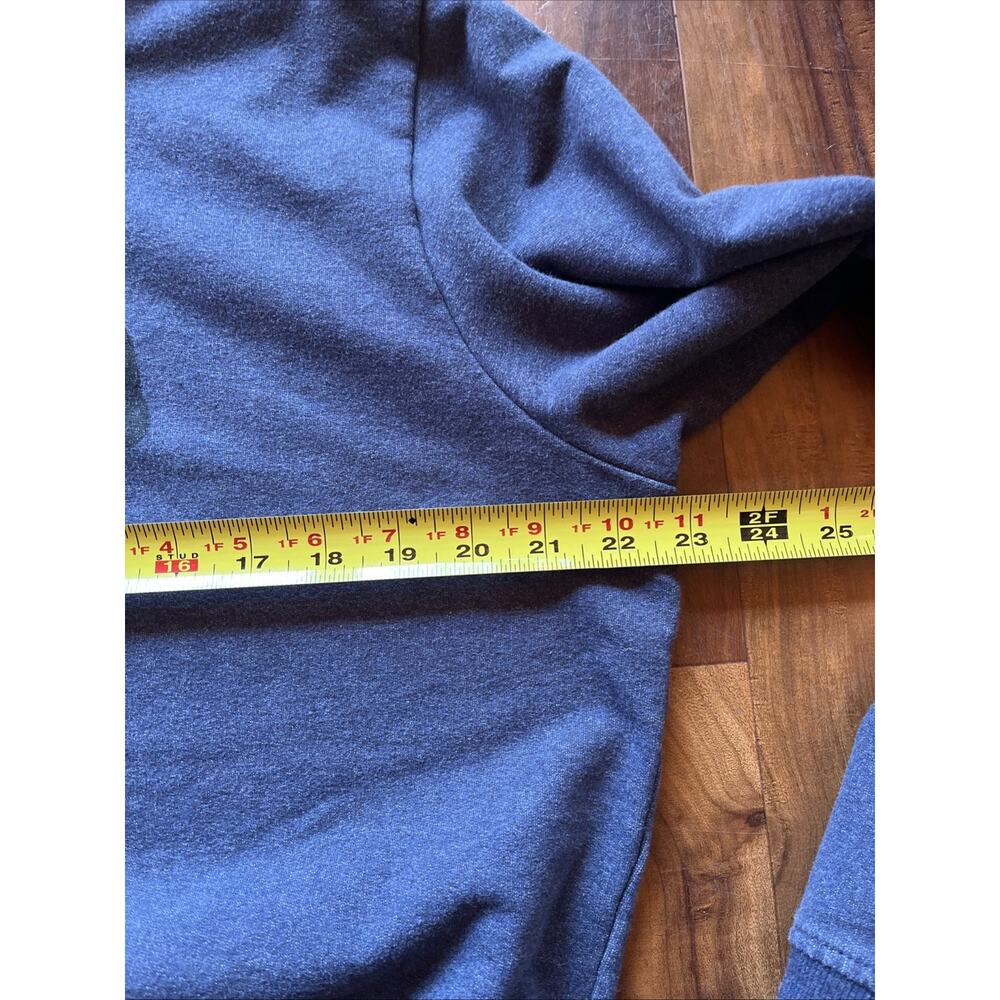 Patagonia Men's XL Blue Hoodie Sweatshirt with Bear Graphic Organic Cotton - Picture 3 of 9